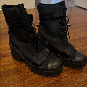 Black Converse High-Top Boots